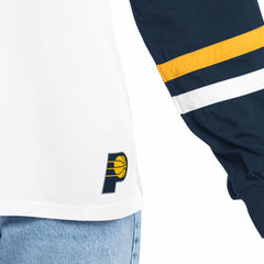 Indiana Pacers G-III 4Her by Carl Banks Women's Key Player Oversized Hooded Long Sleeve T-Shirt