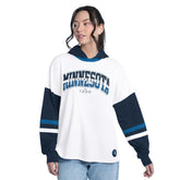 Minnesota Timberwolves G-III 4Her by Carl Banks Women's Key Player Oversized Hooded Long Sleeve T-Shirt