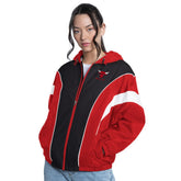 Chicago Bulls G-III 4Her by Carl Banks Women's Quarterback Lightweight Oversized Full-Zip Jacket