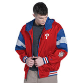 Red/Royal Philadelphia Phillies Pro Player Legacy Lightweight Full-Zip Hooded Jacket
