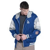 Royal/Gray Los Angeles Dodgers Pro Player Legacy Lightweight Full-Zip Hooded Jacket