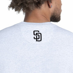 Gray San Diego Padres Starter Face of Ice Blue French Terry Sweatshirt