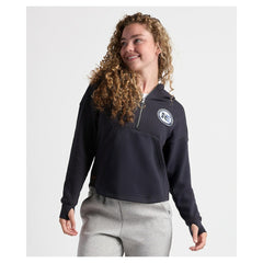 Charles River x Women's Willow Fleece Quarter-Zip Hoodie - New England Patriots Hoodies