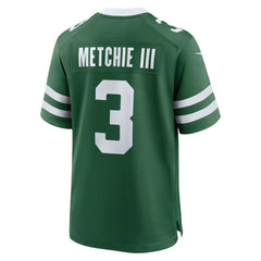 John Metchie III Team Game Jersey - New York Jets Jerseys