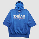 Blue Texas Rangers Majestic 2000s Hooded Pullover Sweatshirt
