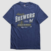 Navy Milwaukee Brewers Majestic 2010s T-shirt