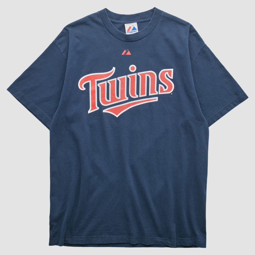 Navy Minnesota Twins Majestic 2000s T-shirt