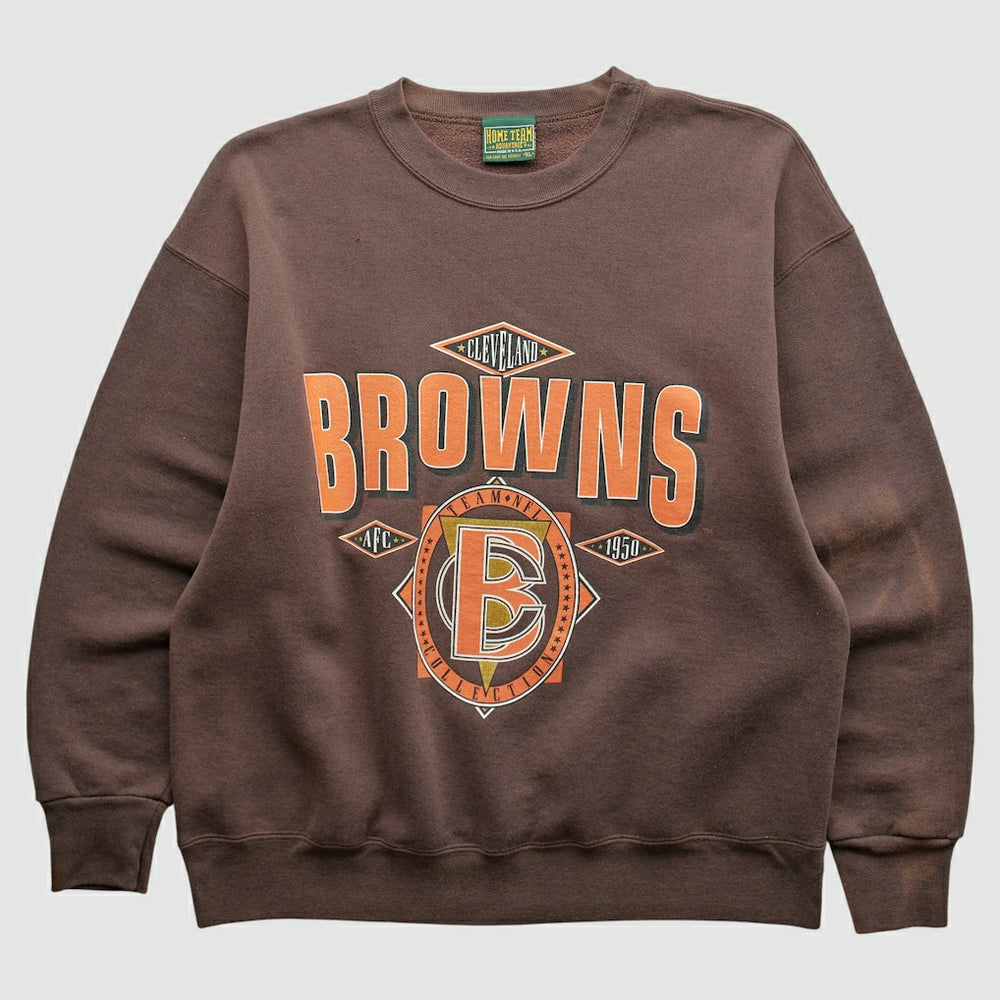 Home Team Advantage 90s Sweatshirt - Cleveland Browns Sweatshirts