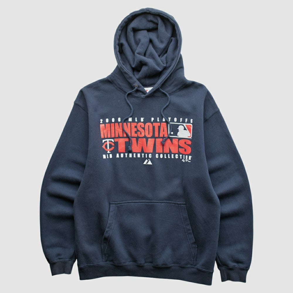 Navy Minnesota Twins Majestic 2006 Hooded Sweatshirt
