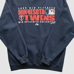 Navy Minnesota Twins Majestic 2006 Hooded Sweatshirt