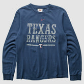 Navy Texas Rangers Nike 2000s Long Sleeve T-shirt