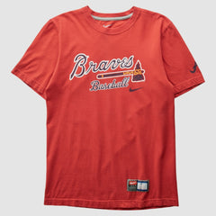 Red Atlanta Braves Nike 2010s T-shirt