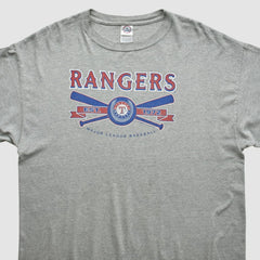 Heather Gray Texas Rangers Delta 2000s T-shirt