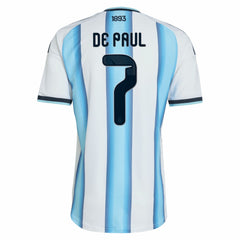 Rodrigo De Paul Argentina National Team 2026 Home Jersey