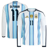 Angel Di Maria Argentina National Team 2026 Home Replica Long Sleeve Jersey