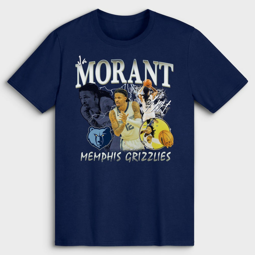 Ja Morant Memphis Grizzlies Player Collage T-Shirt