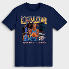 Shai Gilgeous-Alexander Oklahoma City Thunder Player Collage T-Shirt