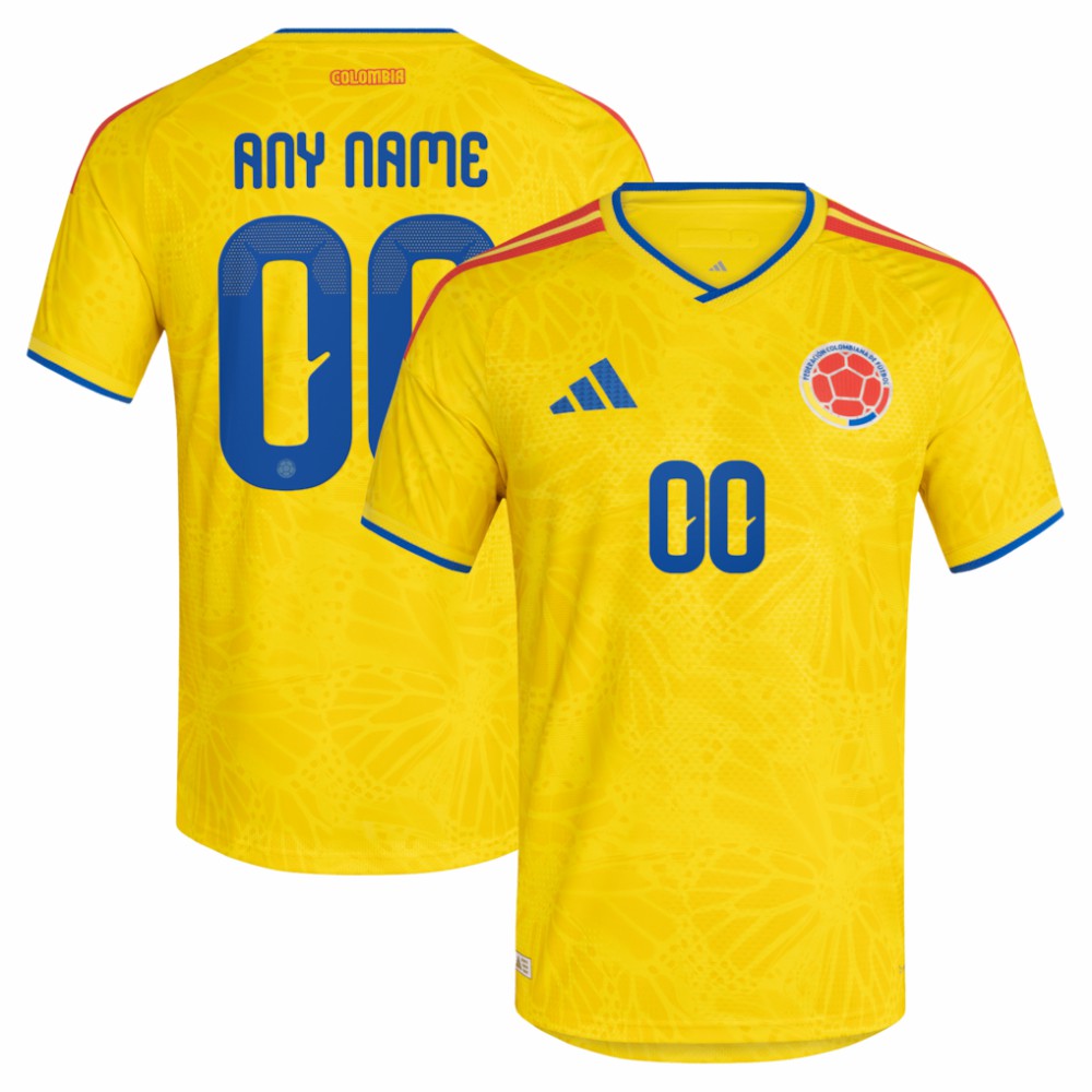 Colombia National Team FIFA x World Cup 2026 Home On Field Custom Jersey