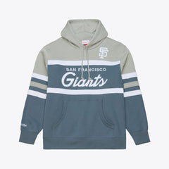 Gray San Francisco Giants Mitchell & Ness Cooperstown Collection Thunderstorm Head Coach Hoodie