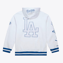 White Los Angeles Dodgers Mitchell & Ness Cooperstown Collection Fleece Hoodie