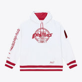 White Philadelphia Phillies Mitchell & Ness Cooperstown Collection Fleece Hoodie