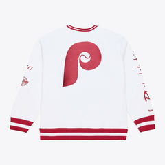 White Philadelphia Phillies Mitchell & Ness Arctic Fleece Sweatshirt