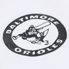 White Baltimore Orioles Mitchell & Ness Arctic Fleece Sweatshirt