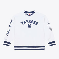 White New York Yankees Mitchell & Ness Arctic Fleece Sweatshirt