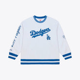 White Los Angeles Dodgers Mitchell & Ness Arctic Fleece Sweatshirt