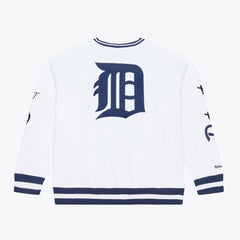 White Detroit Tigers Mitchell & Ness Arctic Fleece Sweatshirt