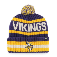 '47 Bering Cuffed Knit Hat with Pom - Minnesota Vikings Hats