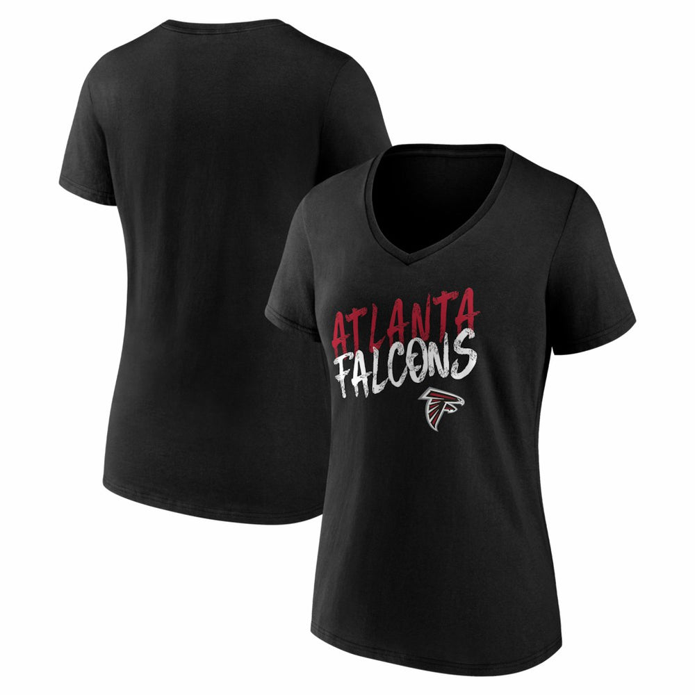 Women's Hustle V-Neck T-Shirt - Atlanta Falcons T-shirts