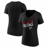 Women's Hustle V-Neck T-Shirt - Atlanta Falcons T-shirts