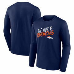Hustle Long Sleeve T-Shirt - Denver Broncos T-shirts
