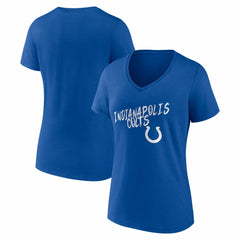 Women's Hustle V-Neck T-Shirt - Indianapolis Colts T-shirts
