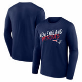 Hustle Long Sleeve T-Shirt - New England Patriots T-shirts