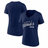 Women's Hustle V-Neck T-Shirt - Seattle Seahawks T-shirts