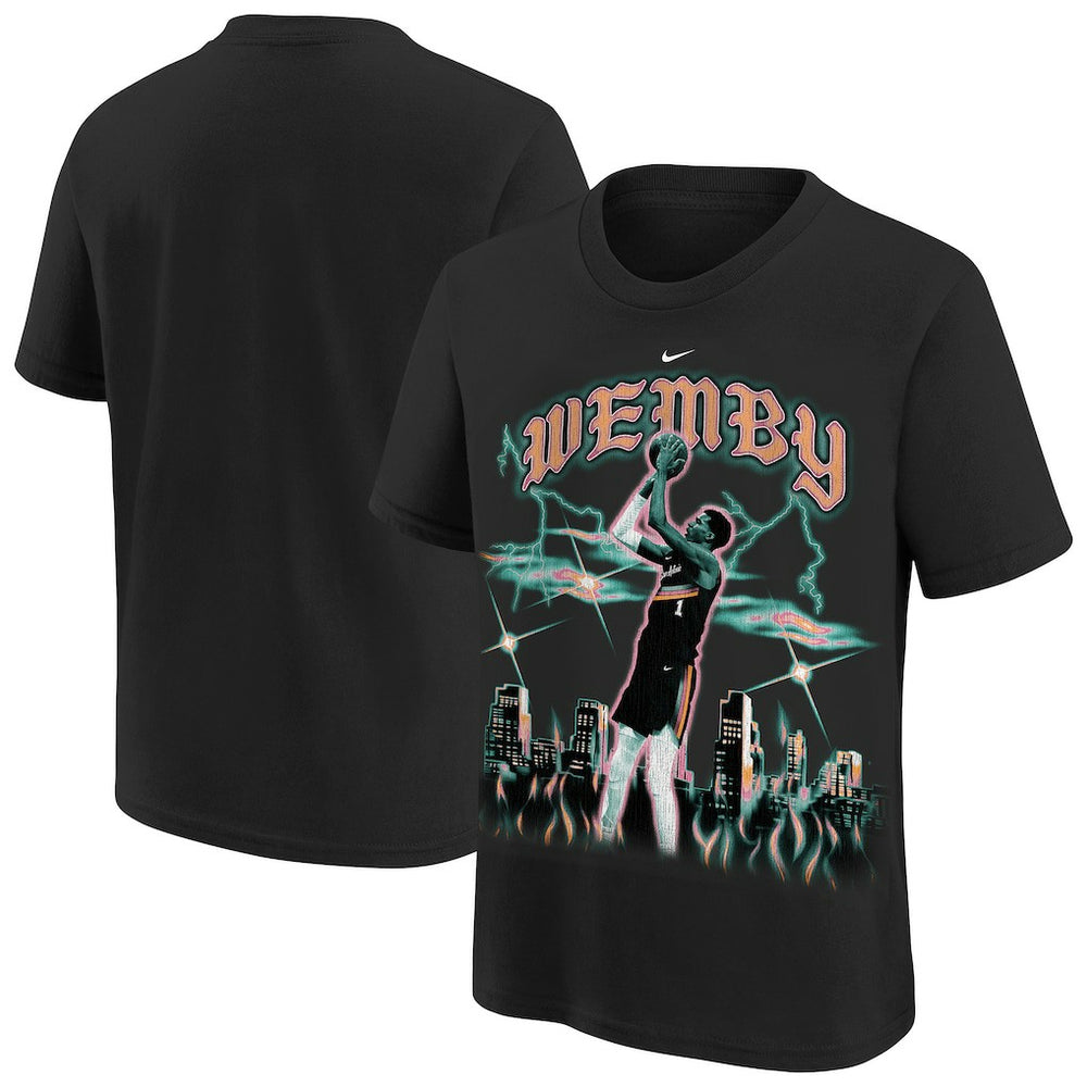 Nike Victor Wembanyama San Antonio Spurs Youth City Edition Player T-Shirt