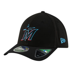 Black Miami Marlins New Era Player Replica 39THIRTY M-Crown Flex Hat