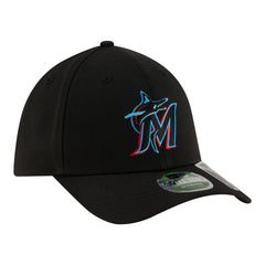 Black Miami Marlins New Era Player Replica 39THIRTY M-Crown Flex Hat