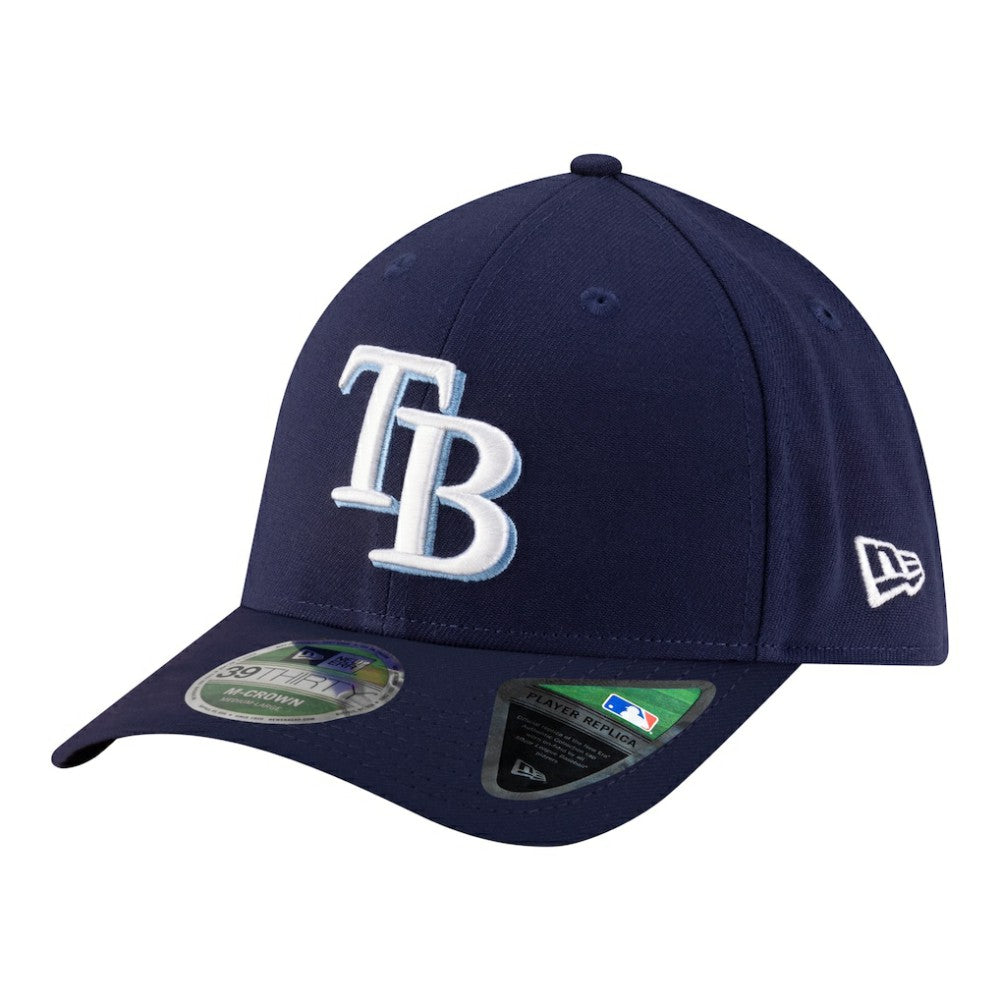 Navy Tampa Bay Rays New Era Player Replica 39THIRTY M-Crown Flex Hat