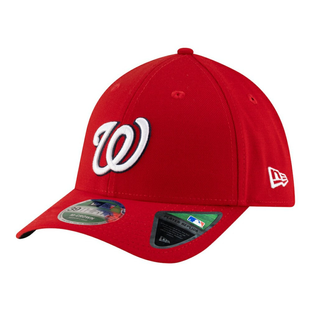 Red Washington Nationals New Era Player Replica 39THIRTY M-Crown Flex Hat