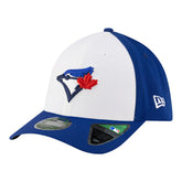 White/Royal Toronto Blue Jays New Era Player Replica 39THIRTY M-Crown Flex Hat