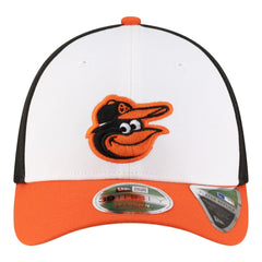 White/Orange Baltimore Orioles New Era Player Replica 39THIRTY M-Crown Flex Hat