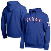 Royal Texas Rangers Champion All Star Wordmark Hoodie