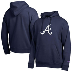 Navy Atlanta Braves Champion All Star Embroidered Logo Hoodie