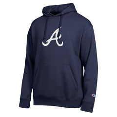 Navy Atlanta Braves Champion All Star Embroidered Logo Hoodie
