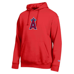 Red Los Angeles Angels Champion All Star Embroidered Logo Hoodie