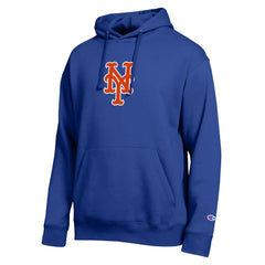 Royal New York Mets Champion All Star Embroidered Logo Hoodie