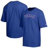 Royal Texas Rangers Champion All Star Chenille Wordmark T-Shirt